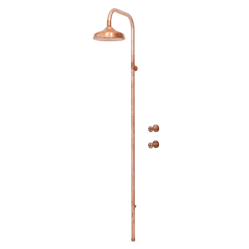 Load image into Gallery viewer, Avalon Wall Mounted Copper Shower Set - BC-AVCOP-200-01 - Eco Sustainable House
