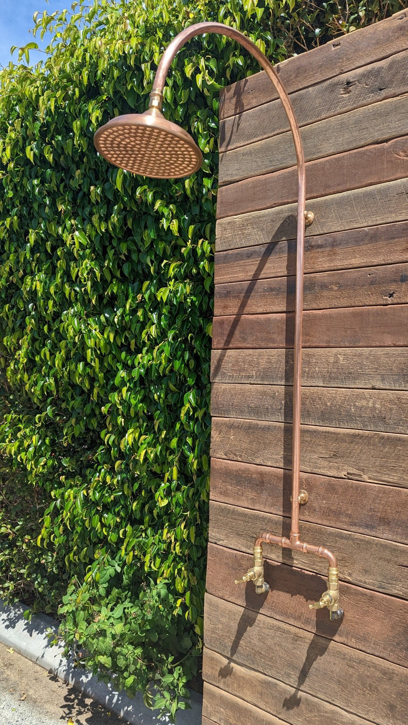 Load image into Gallery viewer, Outdoor Shower &#39;Just Add Pipe&#39; Kit - ESH-COPSHOWER-JAP - Eco Sustainable House
